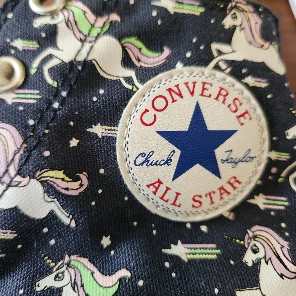Converse All Star Unicons High Tops Y5 W7 Navy White Unicorns Fun Back to School